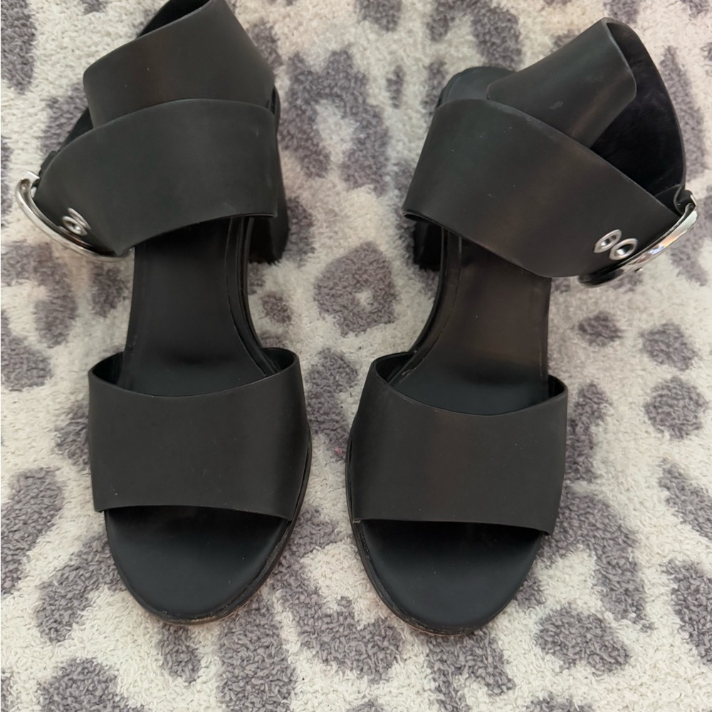 Rebecca Minkoff Black Sandals size 8.5 - Picture 2 of 5